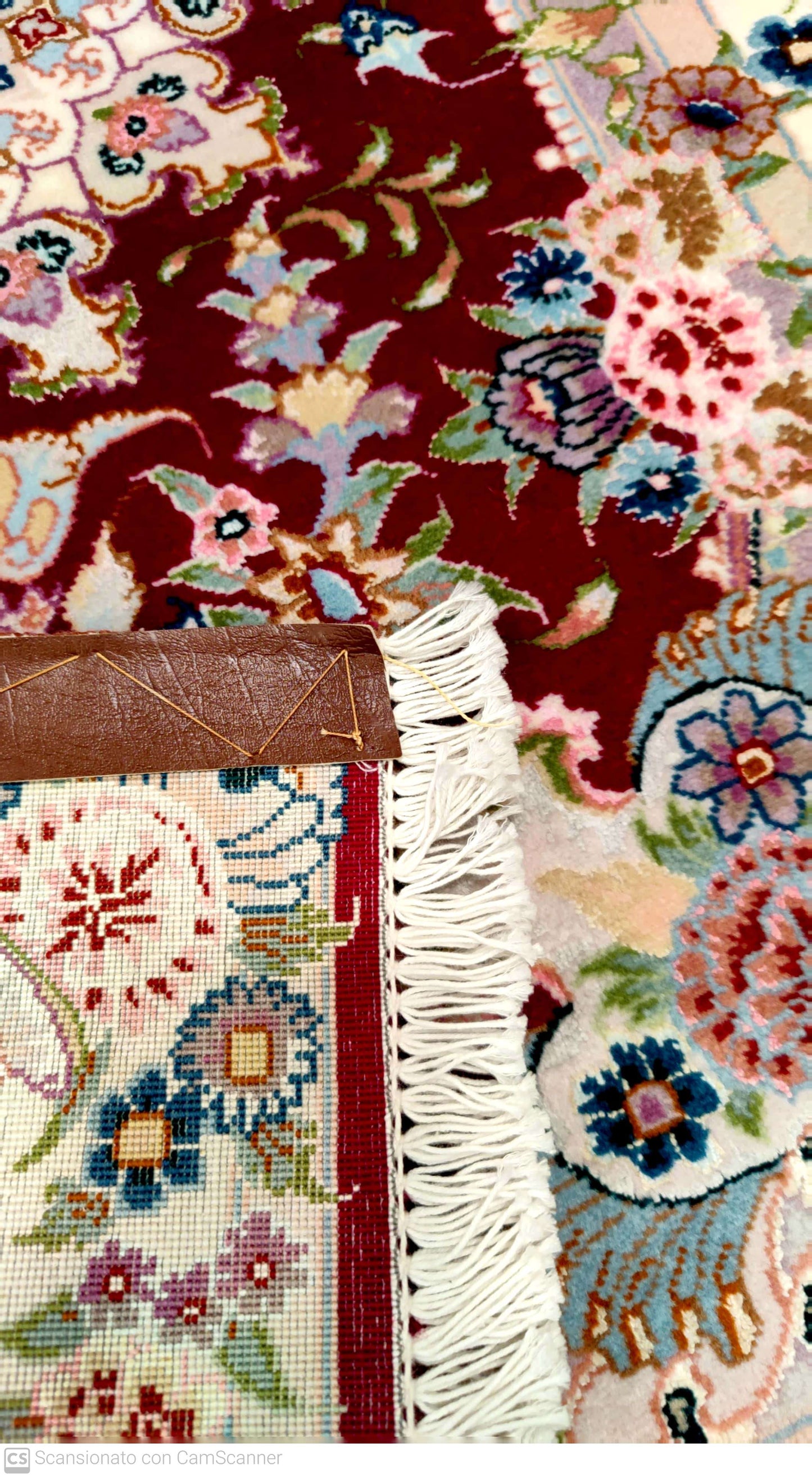 TABRIZ TWINS 60 RAJ SILK FLOWERS 121x 78 cm