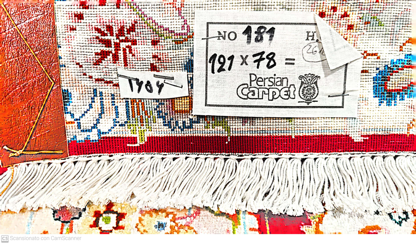 TABRIZ TWINS 60 RAJ SILK FLOWERS 121x 78 cm