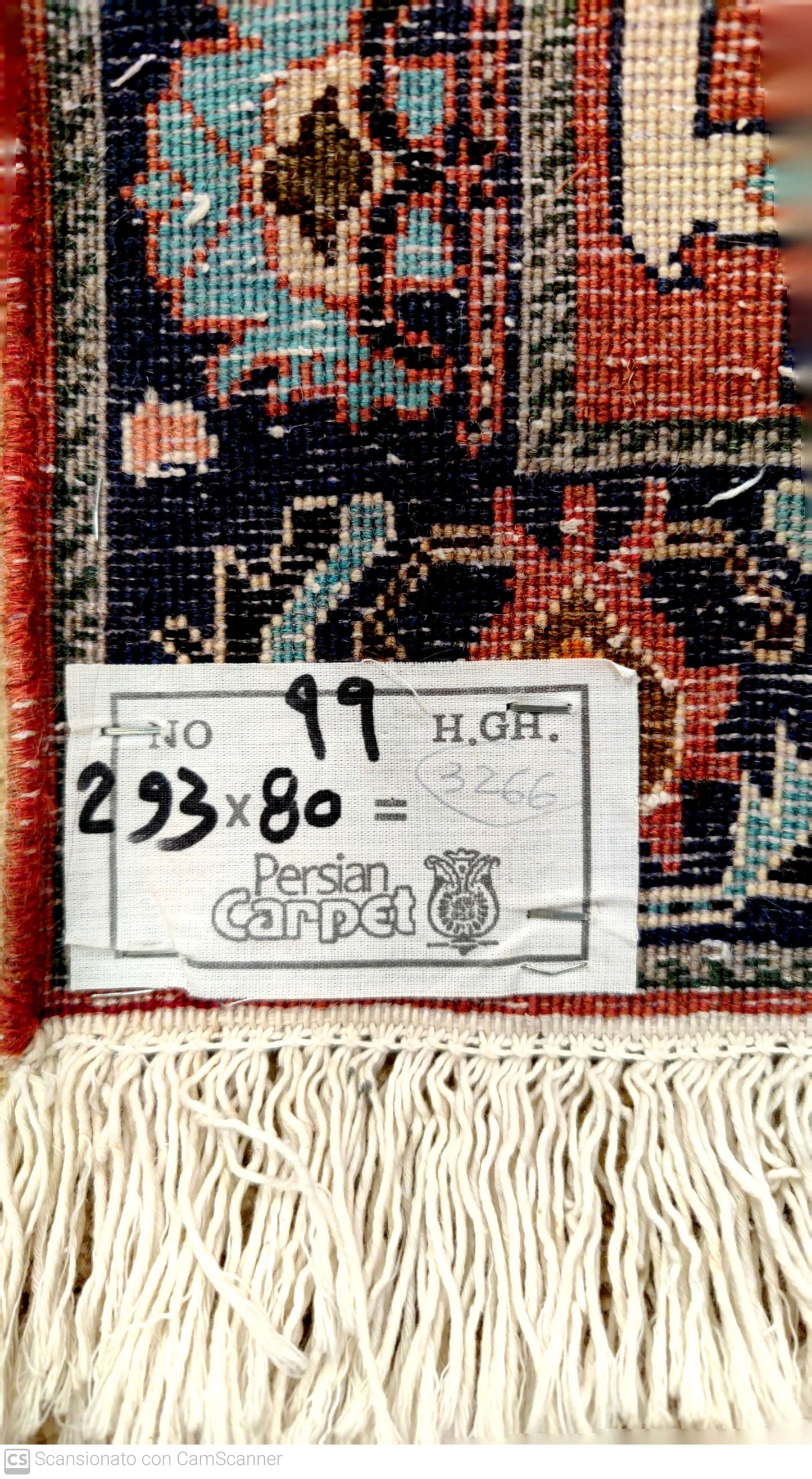 QASHQAI -KASHKULI 293 x 80 cm