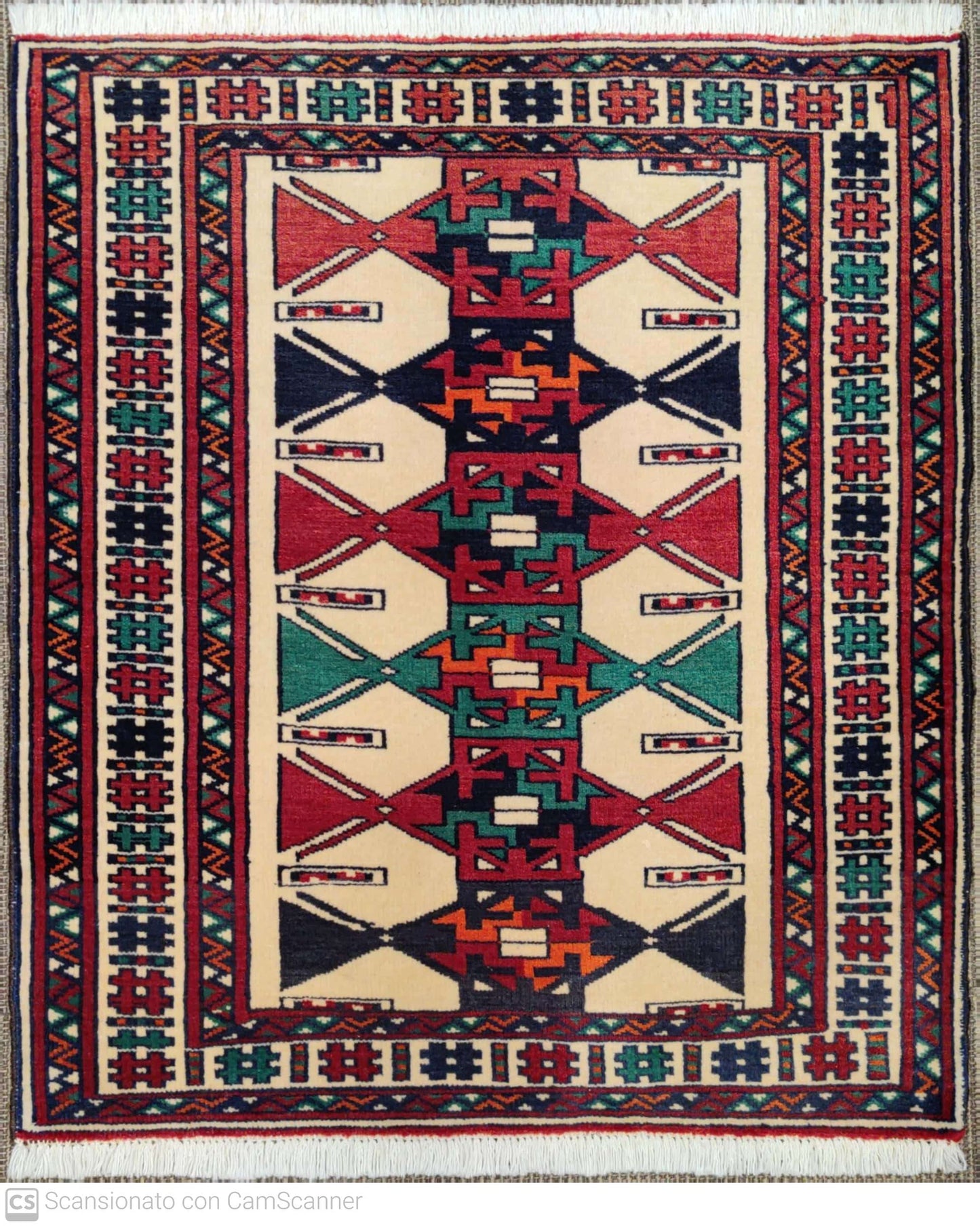 TURKMEN TWINS 78 X 71 cm