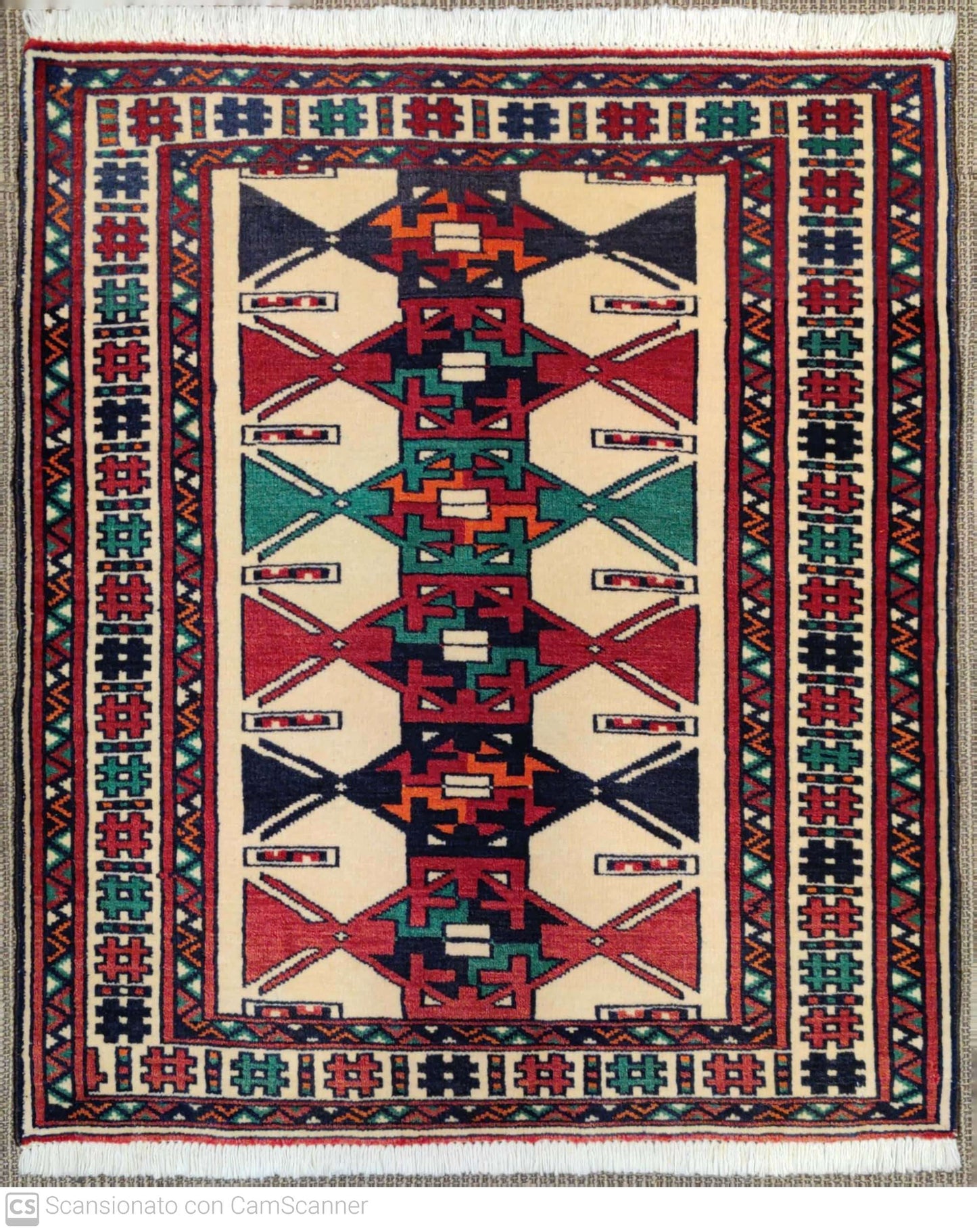 TURKMEN TWINS 78 X 71 cm