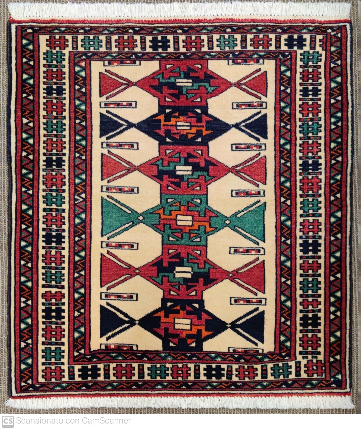 TURKMEN TWINS 78 X 71 cm