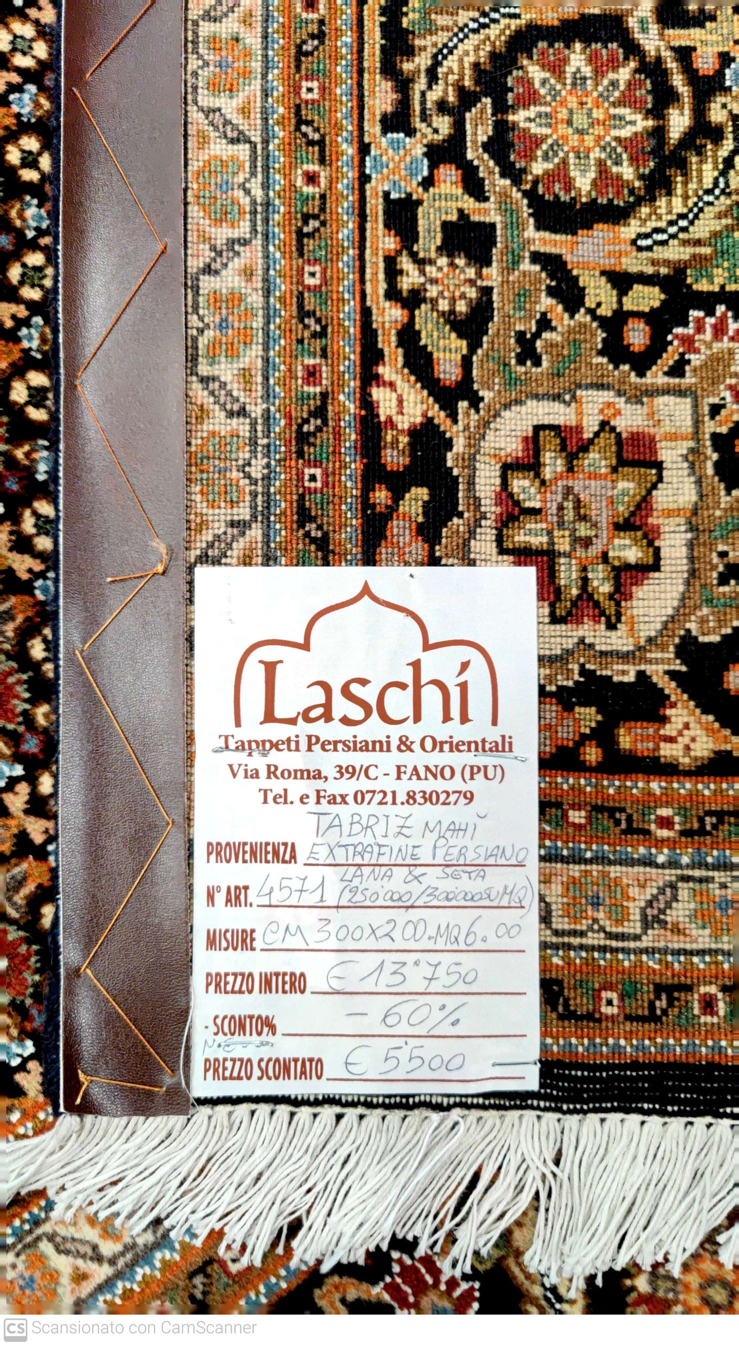 TABRIZ 50 RAJ MAHI' 300 X 200 CM