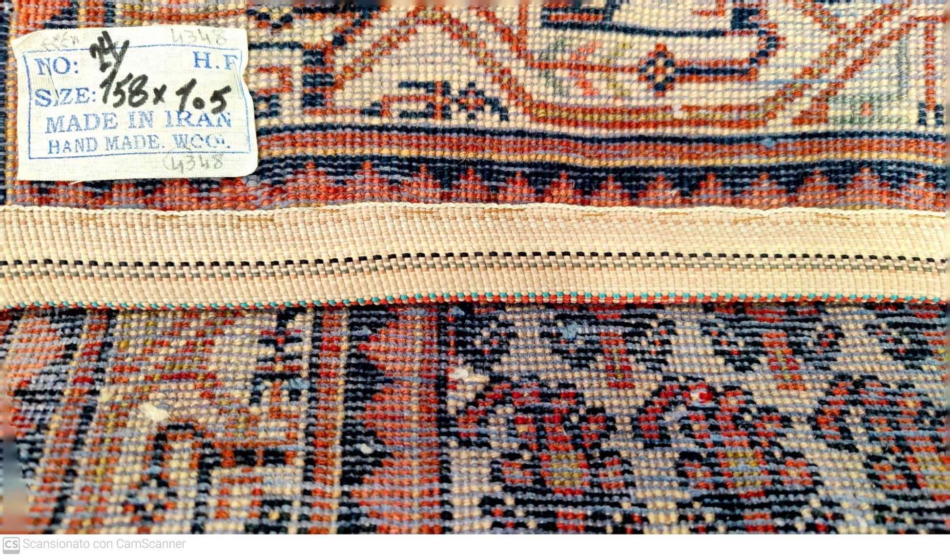 Iranian Tappeto Mir Serabend Rug